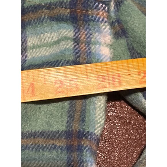 American Eagle Plaid Flannel Button-Up Shirt Shacket L Long Sleeve Classic Fit - Picture 3 of 7